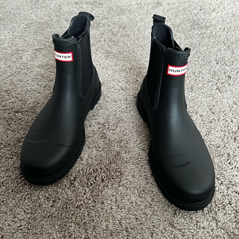 Brand New Black Hunter Commando Boots